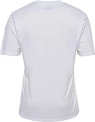 hummel T-Shirt Hmlessential Jersey Weiß/Grau/Creme