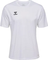 hummel T-Shirt Hmlessential Jersey Weiß/Grau/Creme