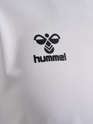 hummel T-Shirt Hmlessential Jersey Weiß/Grau/Creme