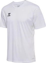 hummel T-Shirt Hmlessential Jersey Weiß/Grau/Creme