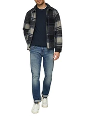 s.Oliver Strickpullover mit Logo Stickerei Dunkelblau/Schwarz