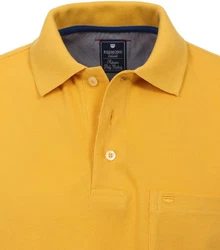 Redmond Poloshirt Piqu Polo-Shirt Gelb