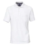 Redmond Poloshirt Piqu Polo-Shirt Weiß/Creme/Dunkelblau