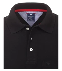 Redmond Poloshirt Piqu Polo-Shirt Schwarz/Blau/Dunkelblau