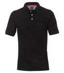 Redmond Poloshirt Piqu Polo-Shirt Schwarz/Blau/Dunkelblau