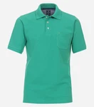 Redmond Poloshirt Piqu Polo-Shirt Türkis/Grün