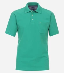 Redmond Poloshirt Piqu Polo-Shirt Türkis/Grün