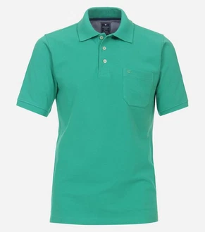 Redmond Poloshirt Piqu Polo-Shirt Türkis/Grün