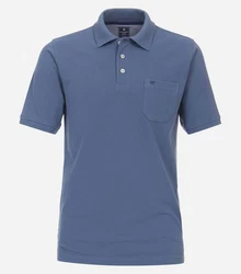 Redmond Poloshirt Piqu Polo-Shirt Blau/Hellblau/Dunkelblau