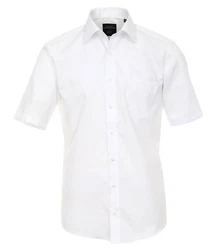 CASAMODA Kurzarmhemd Modern Fit 1/2 NOS Weiß/Creme