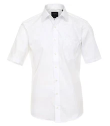 CASAMODA Kurzarmhemd Modern Fit 1/2 NOS Weiß/Creme
