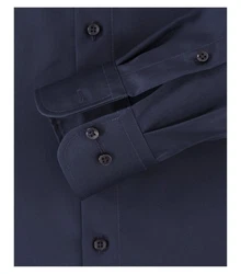 CASAMODA Langarmhemd Comfort Fit NOS Businesshemd Dunkelblau/Hellblau