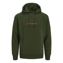 Kapuzensweatshirt JJTree Sweat Hood mit Markenschriftzug auf der Vorderseite