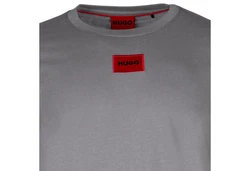 HUGO T-Shirt Diragolino212 10229761 01 Grau/Hellgrau/Dunkelgrau