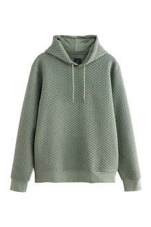 Next Kapuzensweatshirt Premium Hoodie mit Struktur Dunkelgrün/Grün/Hellgrün/Hellblau