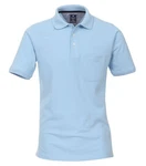 Redmond Poloshirt Piqu Polo-Shirt Hellblau/Blau