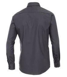 CASAMODA Langarmhemd Comfort Fit 1/1 NOS Dunkelgrau/Grau/Dunkelblau