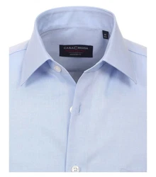 CASAMODA Langarmhemd Comfort Fit 1/1 NOS Hellblau/Dunkelblau/Blau