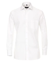 CASAMODA Langarmhemd Modern Fit Weiß/Creme