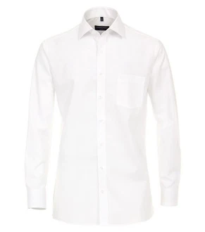 CASAMODA Langarmhemd Modern Fit Weiß/Creme
