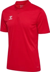 hummel T-Shirt Hmlessential Polo Rot/Dunkelrot