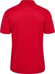 hummel T-Shirt Hmlessential Polo Rot/Dunkelrot