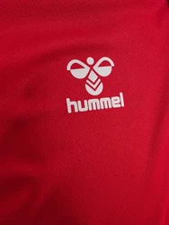 hummel T-Shirt Hmlessential Polo Rot/Dunkelrot