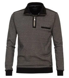 CASAMODA Sweat Troyer Langarm mit Reißverschluss 413572800