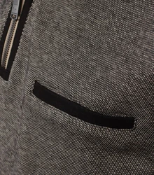 CASAMODA Sweat Troyer Langarm mit Reißverschluss 413572800