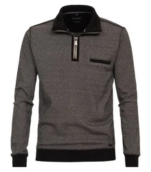 CASAMODA Sweat Troyer Langarm mit Reißverschluss 413572800