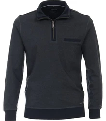 CASAMODA Sweat Troyer Langarm mit Reißverschluss 413572800