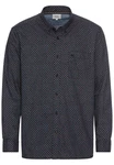 camel active T-Shirt Longsleeve Shirt Dunkelblau/Grau/Blau/Hellblau