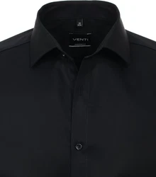 VENTI Business Langarmhemd Schwarz