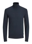 Jack & Jones Strickpullover JJEEMIL KNIT ROLL NECK Dunkelblau