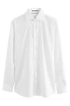 Next Langarmhemd Slim Fit Signature Hemd Weiß/Creme