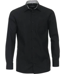 VENTI Unterhemd Regular Fit Schwarz