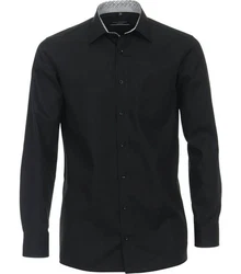 VENTI Unterhemd Regular Fit Schwarz