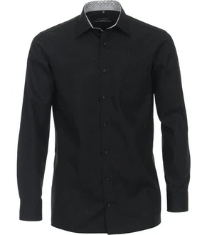 VENTI Unterhemd Regular Fit Schwarz