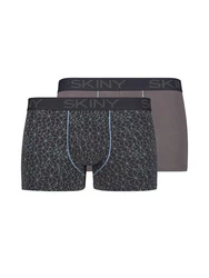 Skiny Retro Pants Herren Multipack Gelb/Dunkelgrau/Grau/Schwarz