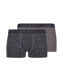 Skiny Retro Pants Herren Multipack Gelb/Dunkelgrau/Grau/Schwarz
