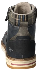 MUSTANG Schnürboots navy / grau