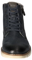 MUSTANG Schnürboots navy / grau