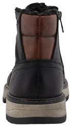 TOM TAILOR Schnürstiefel Schnürboots (1) Schwarz/Braun