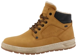 TOM TAILOR Stiefelette Schnürstiefelette Braun/Gelb/Beige/Khaki