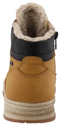 TOM TAILOR Stiefelette Schnürstiefelette Braun/Gelb/Beige/Khaki