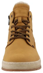 TOM TAILOR Stiefelette Schnürstiefelette Braun/Gelb/Beige/Khaki