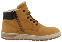 TOM TAILOR Stiefelette Schnürstiefelette Braun/Gelb/Beige/Khaki