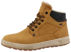 TOM TAILOR Stiefelette Schnürstiefelette Braun/Gelb/Beige/Khaki
