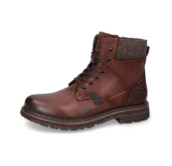 Dockers by Gerli Stiefelette Lauflernschuh Braun/Dunkelbraun/Orange