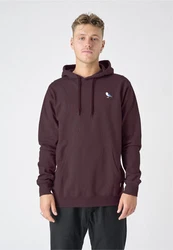 Cleptomanicx Kapuzensweatshirt Hooded Embro Gull 2 lila